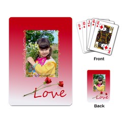 love - Playing Cards Single Design (Rectangle)