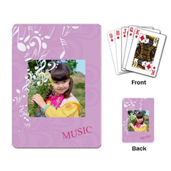 music - Playing Cards Single Design (Rectangle)
