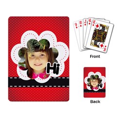 hi - Playing Cards Single Design (Rectangle)