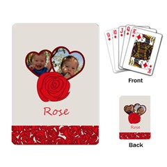 rose - Playing Cards Single Design (Rectangle)