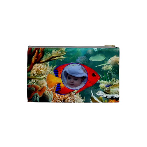 Deep Water Small Cosmetic Bag By Malky Back
