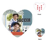 soccer - Playing Cards Single Design (Heart)