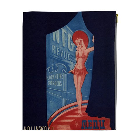 Cowgirl Burlesque Xlarge Cosmetic Case By Leandra Jordan Front