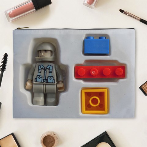 Lets Go Shopping  Xlarge Cosmetic Case By Leandra Jordan Front