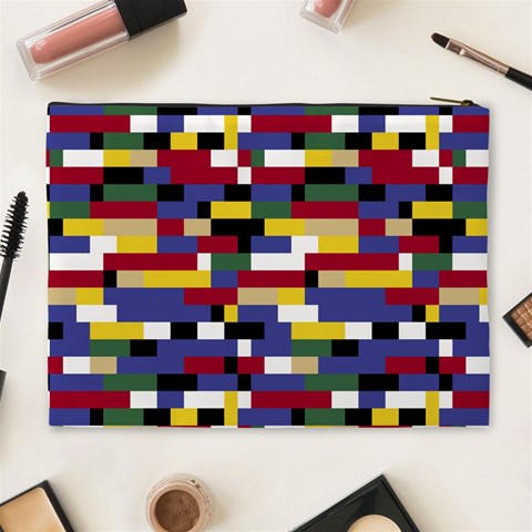 Lets Go Shopping  Xlarge Cosmetic Case By Leandra Jordan Back