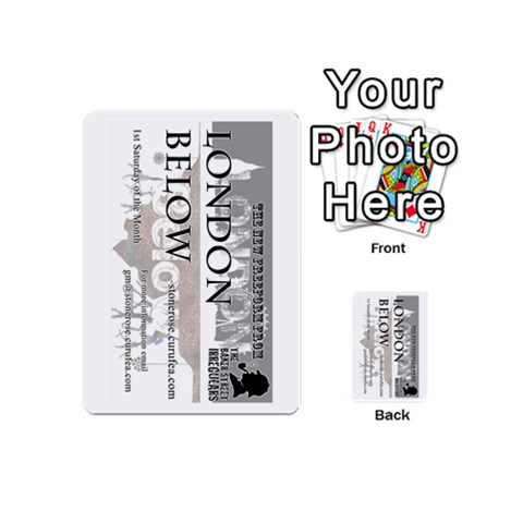 London Below Item Cards By Peter Cobcroft Back
