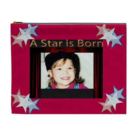 A Star Is Born Xl Cosmetic Bag By Kim Blair Front