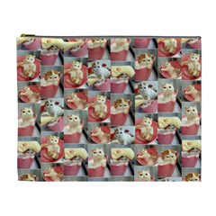 Cute Cat XLarge Cosmetic Case - Cosmetic Bag (XL)