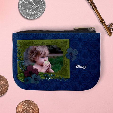 Floral Mini Coin Purse By Mikki Back