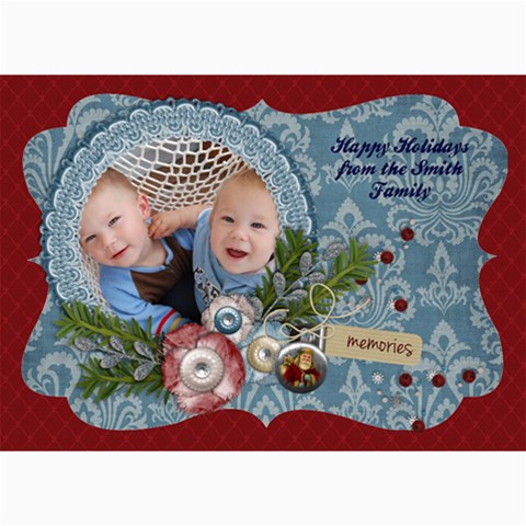 Christmas Cards/santa 7x5 Photo Cards By Mikki 7 x5  Photo Card - 7