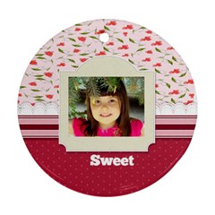 sweet - Round Ornament (Two Sides)