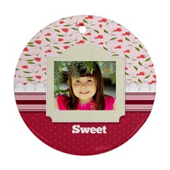 sweet - Round Ornament (Two Sides)