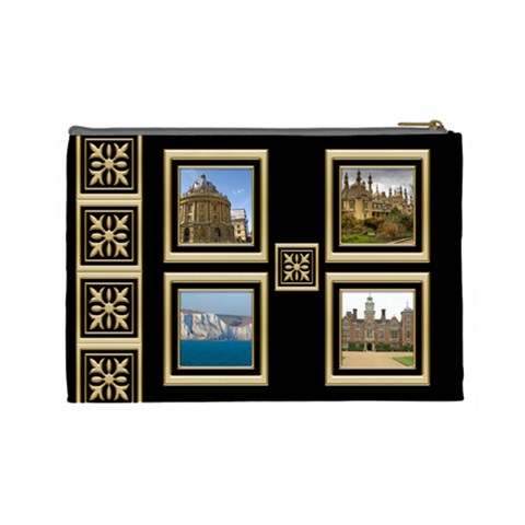 My Black And Gold Cosmetic Bag (large) By Deborah Back