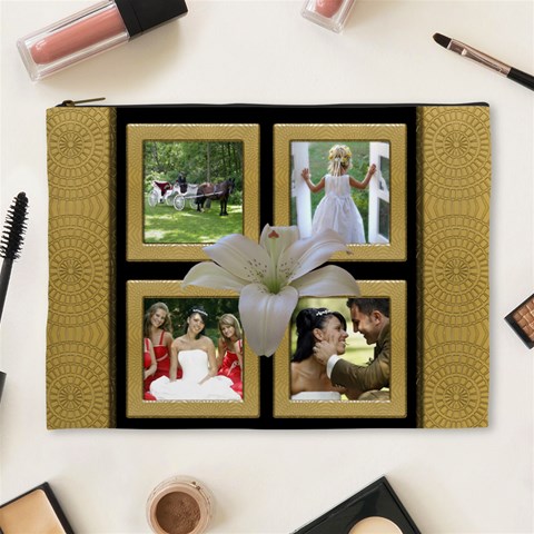 Our Wedding/anniversary Cosmetic Bag (xl) By Deborah Front