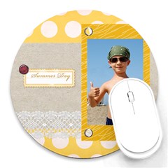 summer - Round Mousepad