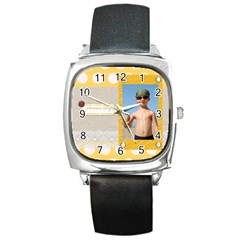 summer - Square Metal Watch