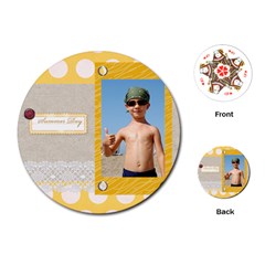 summer - Playing Cards Single Design (Round)