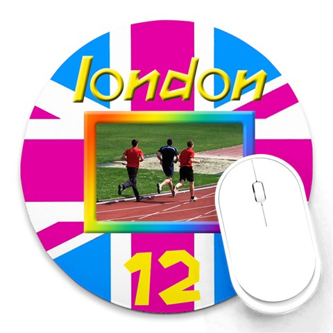London 12 Mouse Pad By Deborah Front