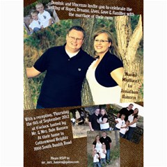 Invites - 5  x 7  Photo Cards