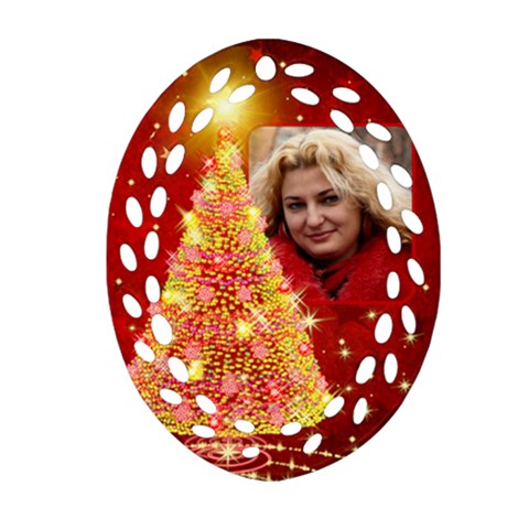 O Christmas Tree Filigree Ornament (2 Sided) By Deborah Back