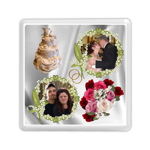 Wedding Background Memory Card Reader Square By Kim Blair Front