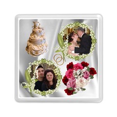 Wedding Background Memory Card Reader Square