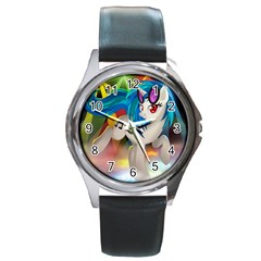 Round Metal Watch