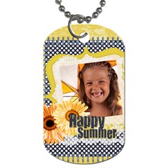 summer - Dog Tag (One Side)