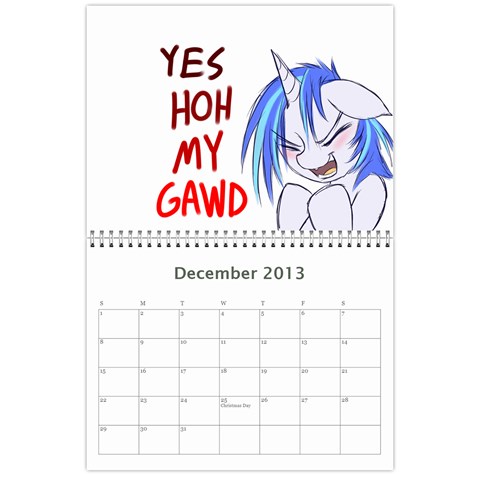 Calendar By Bryce Campbell Dec 2013