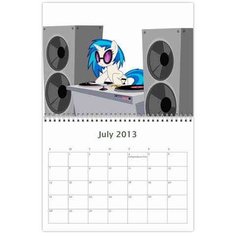 Calendar By Bryce Campbell Jul 2013