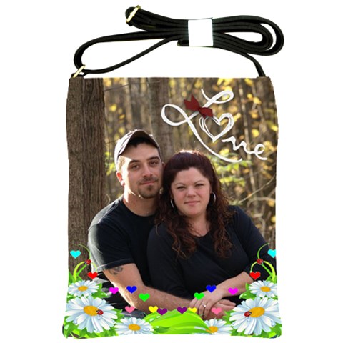 Love Shoulder Sling Bag By Kim Blair Front