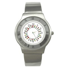 happy people  - Stainless Steel Watch