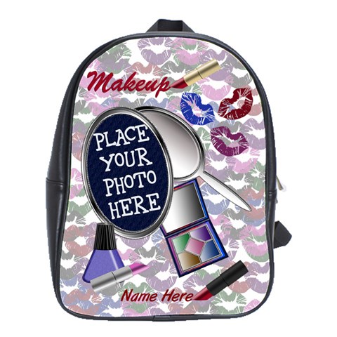 Large Backpack Makeup By Chere s Creations Front