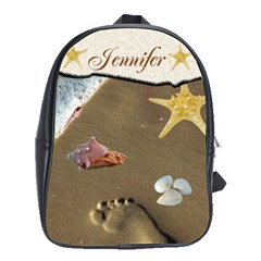 Footsteps book bag large - School Bag (Large) Footsteps book bag large - School Bag (Large)