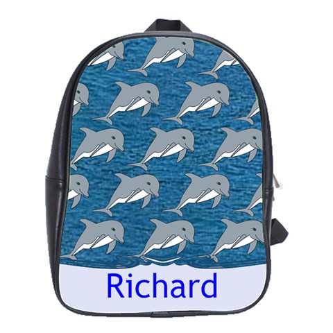 Dolphin Bookbag By Kim Blair Front