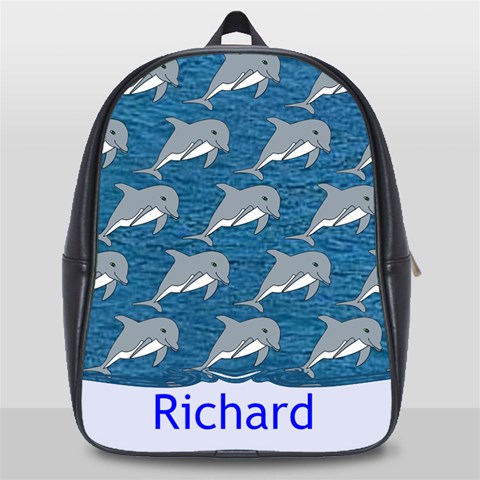 Dolphin Bookbag By Kim Blair Front