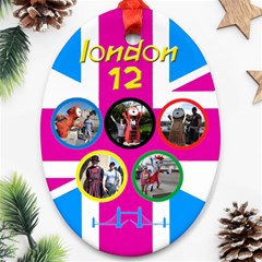 My London Oval Ornament - Ornament (Oval)