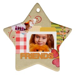 friends - Star Ornament (Two Sides)