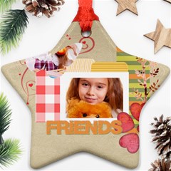 friends - Star Ornament (Two Sides)