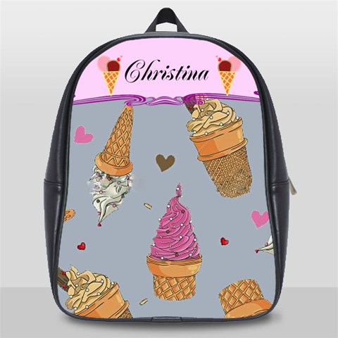 Ice Cream Book Bag Large By Kim Blair Front
