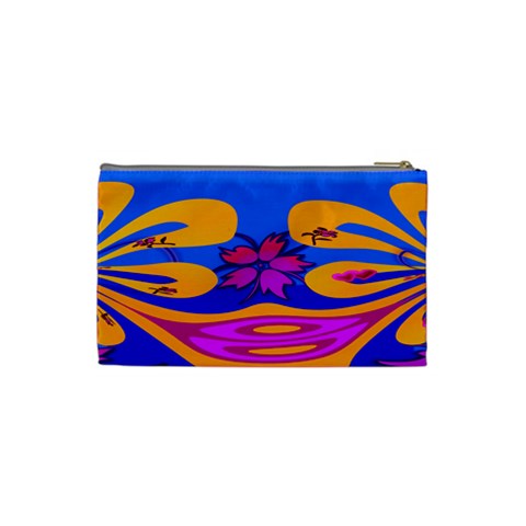 Cosmetic Bag Pinkorangetulip By Adrian Back