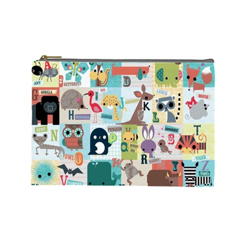 Abc Large Cosmetic Case By Leandra Jordan Front