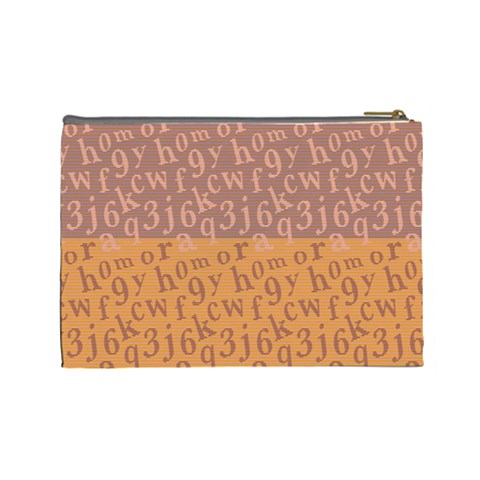 Abc Large Cosmetic Case By Leandra Jordan Back