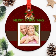 christmas - Round Ornament (Two Sides) christmas - Round Ornament (Two Sides)