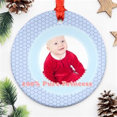 baby - Round Ornament (Two Sides) baby - Round Ornament (Two Sides)