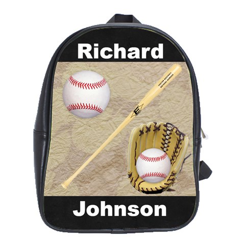 Baseball Book Bag By Kim Blair Front