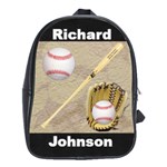 Baseball book bag - School Bag (Large)