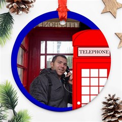 London Calling (2 sided) Ornament - Round Ornament (Two Sides)