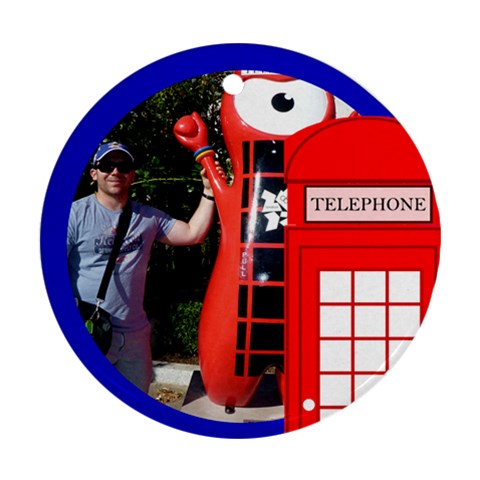 London Calling (2 Sided) Ornament By Deborah Back