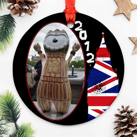 England 2012 Ornament (2 Sided) By Deborah Back